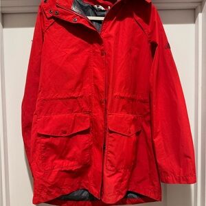 Barbour Women's Vibrant Red Utility Jacket size 8
